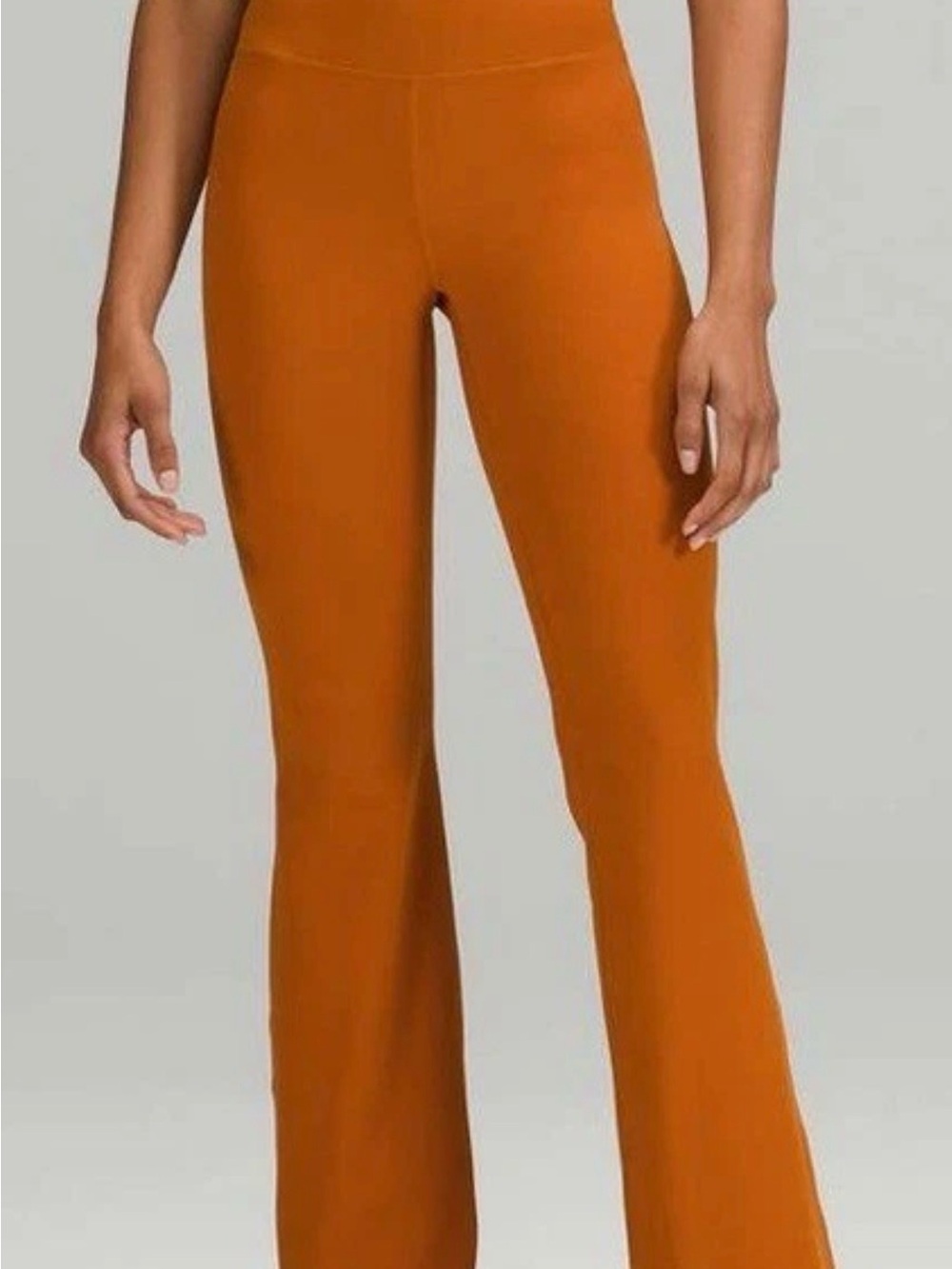 lululemon athletica Kids Wide-Leg Leggings in Rust Orange
